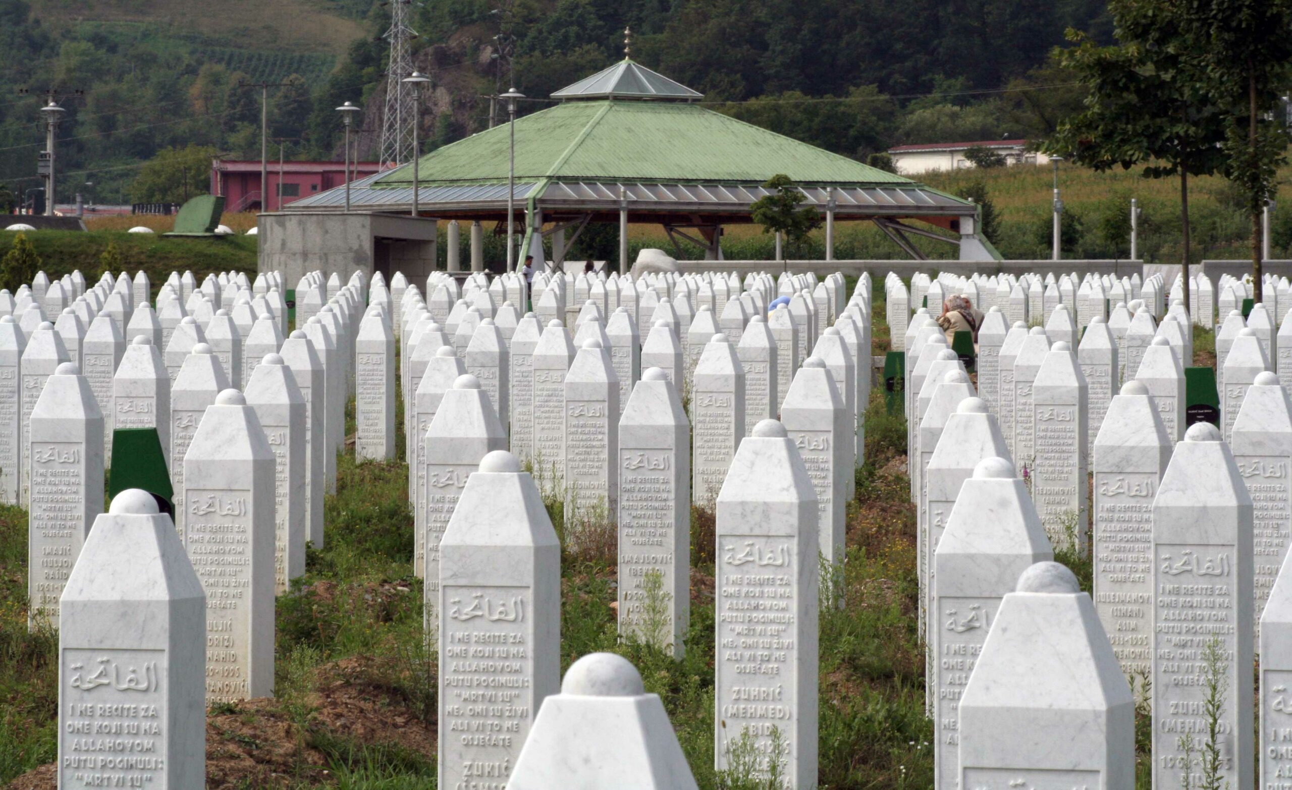 Bild från minnescentret i Srebrenica