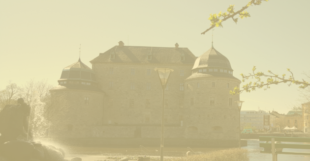 slottet gul Bild på Örebro slott