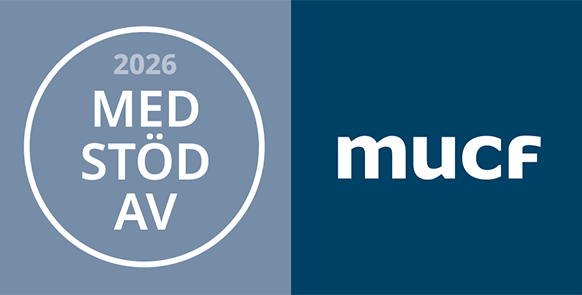 Bidragsstämpel. 2026 med stöd av mucf.