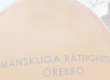bild på en ballong med texten mänskliga rättigheter Örebro